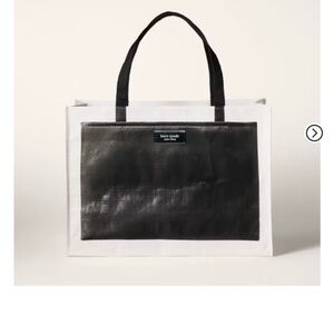 NWT Kate Spade x Target Black and White Tote Bag